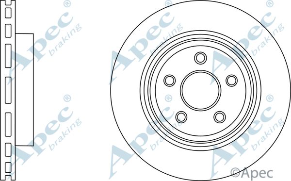 APEC BRAKING Тормозной диск DSK2875